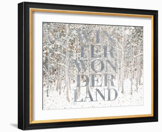 Winter Wonderland-Shelley Lake-Framed Art Print