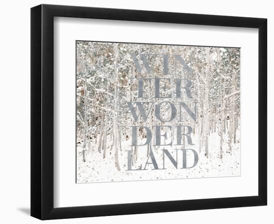 Winter Wonderland-Shelley Lake-Framed Art Print