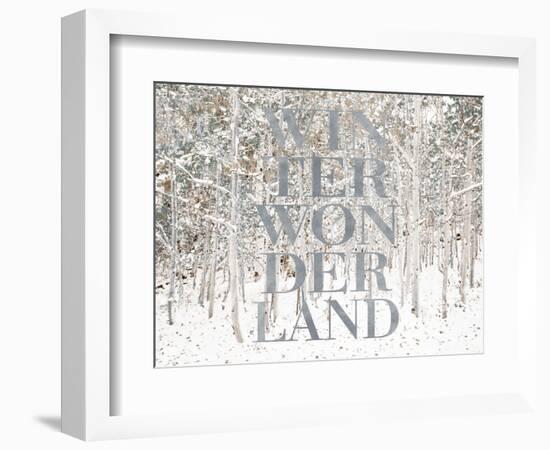 Winter Wonderland-Shelley Lake-Framed Art Print