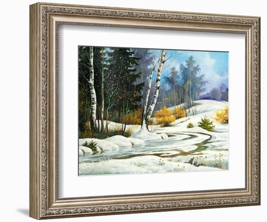 Winter Wood-balaikin2009-Framed Premium Giclee Print