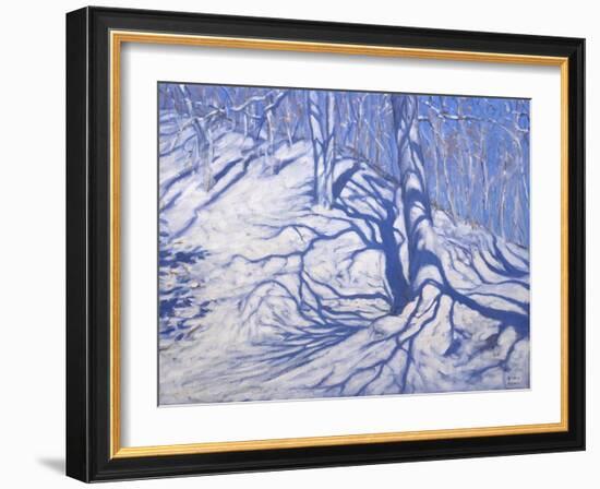 Winter Woodland, Near Courcheval, 2008-Andrew Macara-Framed Giclee Print