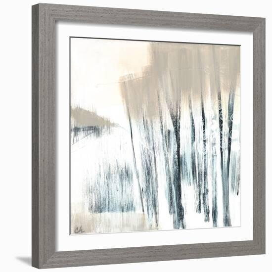 Winter Woods I (wheat)-Cathe Hendrick-Framed Art Print