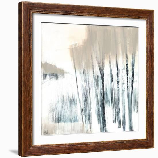 Winter Woods I (wheat)-Cathe Hendrick-Framed Art Print