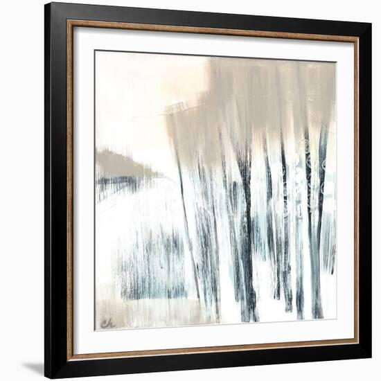 Winter Woods I (wheat)-Cathe Hendrick-Framed Art Print