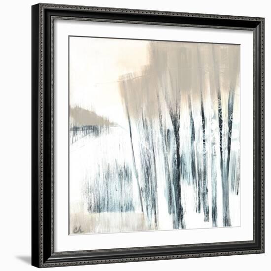 Winter Woods I (wheat)-Cathe Hendrick-Framed Art Print