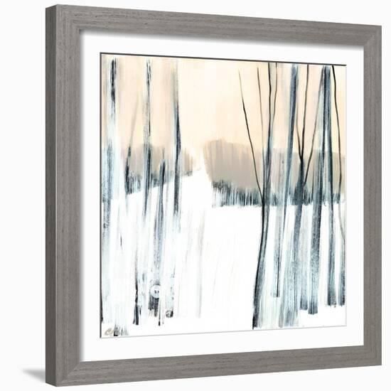 Winter Woods II (wheat)-Cathe Hendrick-Framed Art Print