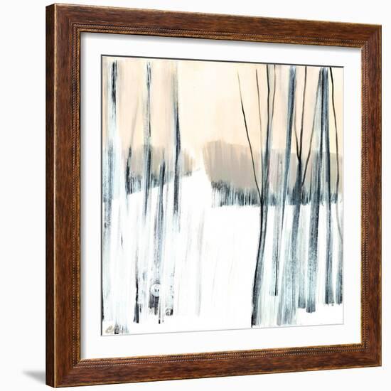 Winter Woods II (wheat)-Cathe Hendrick-Framed Art Print