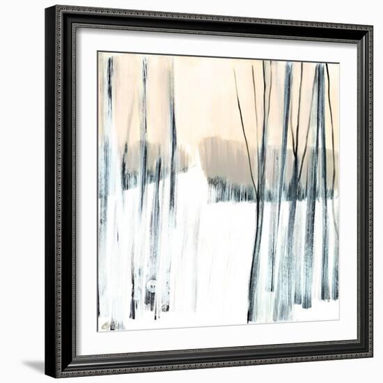 Winter Woods II (wheat)-Cathe Hendrick-Framed Art Print