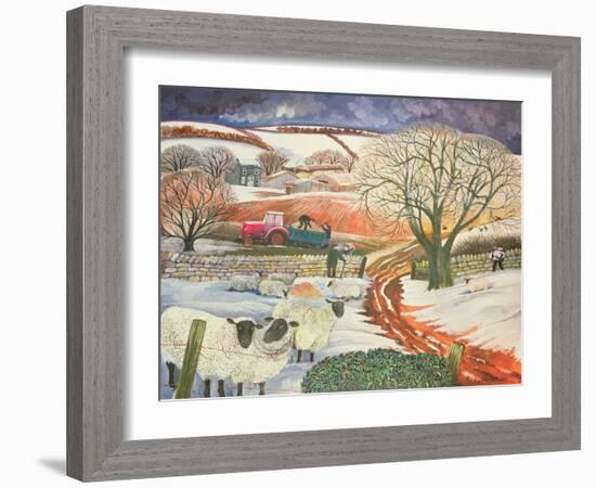 Winter Woolies-Lisa Graa Jensen-Framed Giclee Print