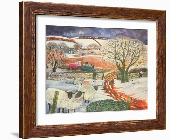 Winter Woolies-Lisa Graa Jensen-Framed Giclee Print