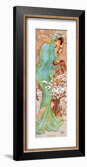 Winter-Alphonse Mucha-Framed Premium Giclee Print