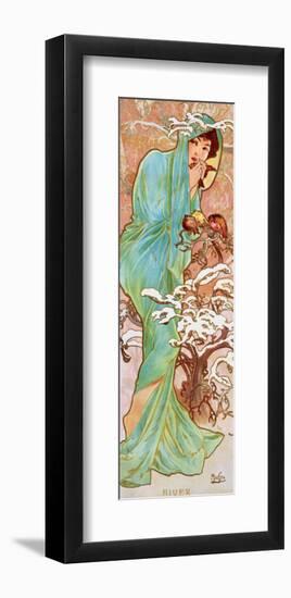 Winter-Alphonse Mucha-Framed Premium Giclee Print