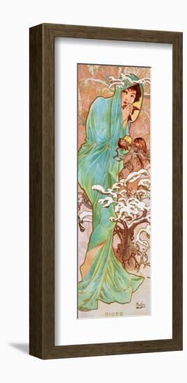 Winter-Alphonse Mucha-Framed Premium Giclee Print