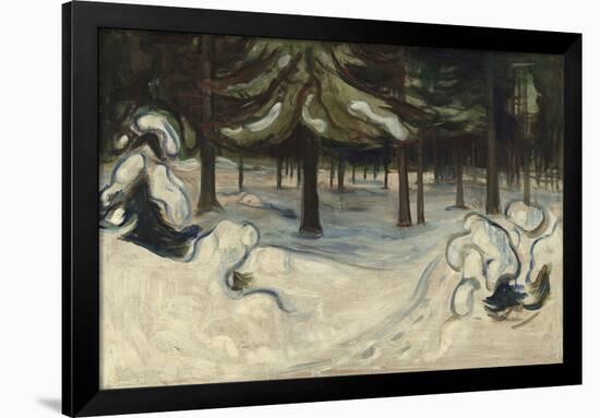 Winter-Edvard Munch-Framed Premium Giclee Print