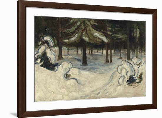 Winter-Edvard Munch-Framed Premium Giclee Print