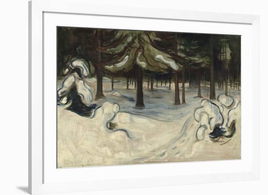 Winter-Edvard Munch-Framed Premium Giclee Print