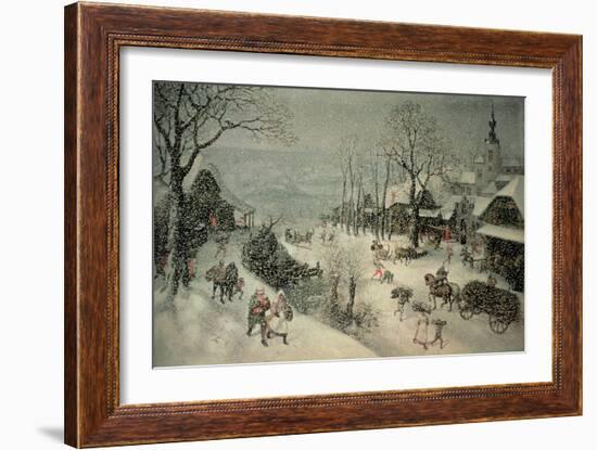 Winter-Lucas van Valckenborch-Framed Giclee Print