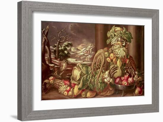 Winter-Giuseppe Arcimboldo-Framed Giclee Print