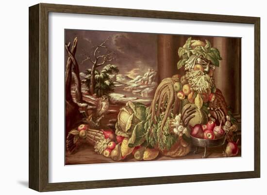 Winter-Giuseppe Arcimboldo-Framed Giclee Print