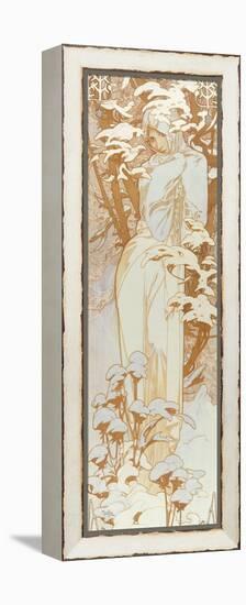 Winter-Alphonse Mucha-Framed Premier Image Canvas