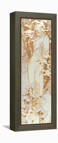 Winter-Alphonse Mucha-Framed Premier Image Canvas