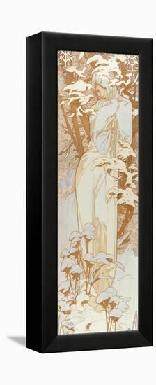 Winter-Alphonse Mucha-Framed Premier Image Canvas