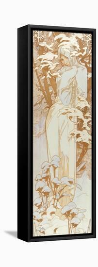 Winter-Alphonse Mucha-Framed Premier Image Canvas
