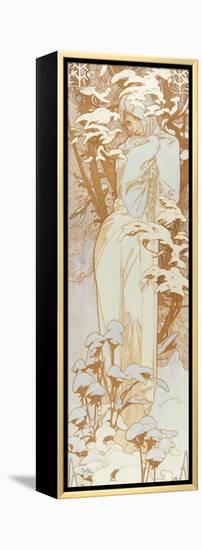 Winter-Alphonse Mucha-Framed Premier Image Canvas