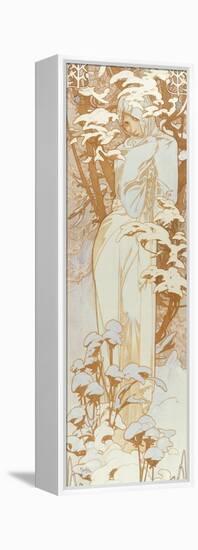 Winter-Alphonse Mucha-Framed Premier Image Canvas