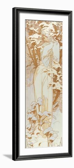 Winter-Alphonse Mucha-Framed Giclee Print