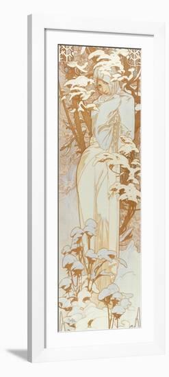 Winter-Alphonse Mucha-Framed Giclee Print