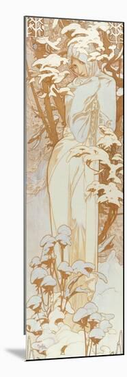 Winter-Alphonse Mucha-Mounted Giclee Print