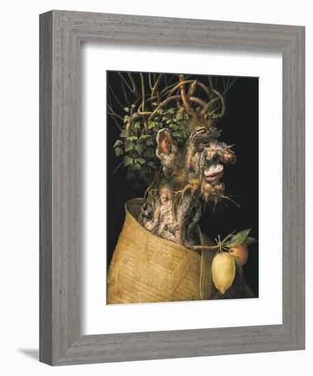 Winter-Giuseppe Arcimboldo-Framed Art Print