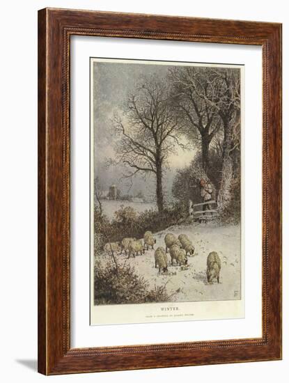 Winter-Myles Birket Foster-Framed Giclee Print