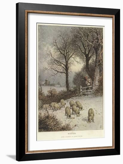 Winter-Myles Birket Foster-Framed Giclee Print