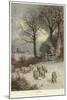 Winter-Myles Birket Foster-Mounted Premium Giclee Print