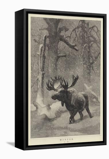 Winter-Joseph Wolf-Framed Premier Image Canvas