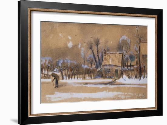 Winter-Vincent van Gogh-Framed Giclee Print