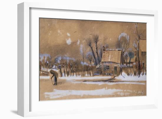 Winter-Vincent van Gogh-Framed Giclee Print