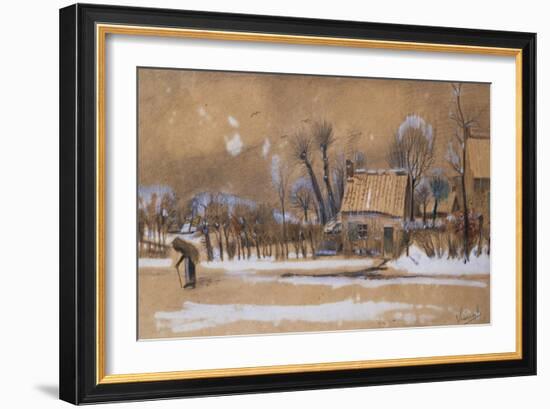 Winter-Vincent van Gogh-Framed Giclee Print