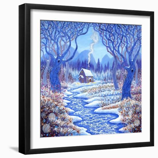 Winterberries, 2017-David Newton-Framed Giclee Print