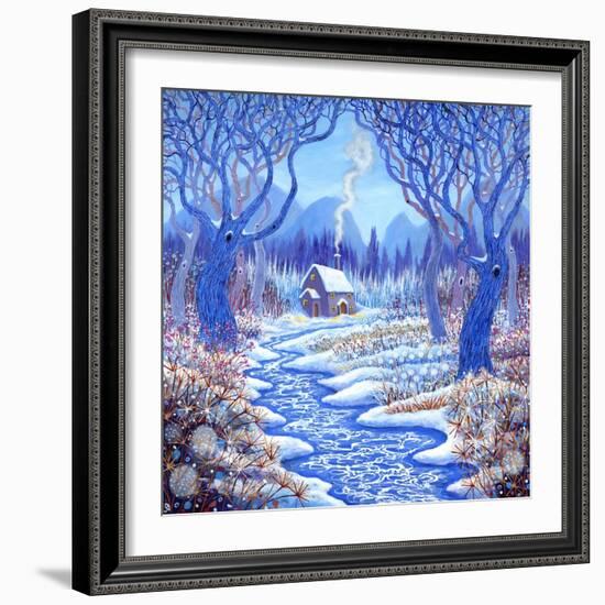 Winterberries, 2017-David Newton-Framed Giclee Print