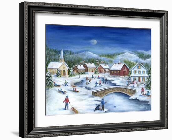 Winterfest-Marilyn Dunlap-Framed Art Print