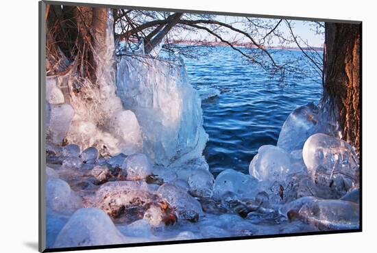 Winterimpression Am Schaalsee-Thomas Ebelt-Mounted Photographic Print