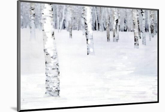 Winterland Path-Parker Greenfield-Mounted Art Print