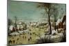 Winterlandscape (1601)-Pieter Brueghel the Younger-Mounted Giclee Print