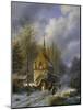 Winterlandschaft an Einer Kirche-Barend Cornelis Koekkoek-Mounted Giclee Print