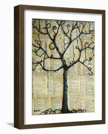 Winterlight Tree-Blenda Tyvoll-Framed Giclee Print