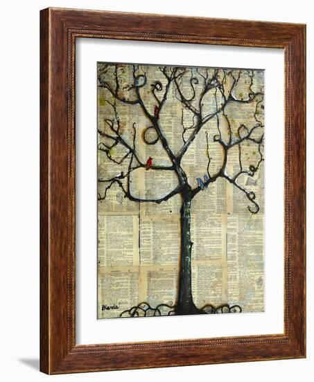 Winterlight Tree-Blenda Tyvoll-Framed Giclee Print