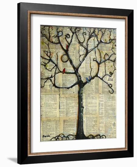 Winterlight Tree-Blenda Tyvoll-Framed Giclee Print